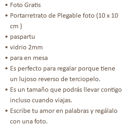 Foto Gratis Portarretrato de Plegable foto (10 x 10 cm ) paspartu vidrio 2mm para en mesa Es perfecto para regalar porque tiene un lujoso reverso de terciopelo. Es un tamaño que podrás llevar contigo incluso cuando viajas. Escribe tu amor en palabras y regálalo con una foto.