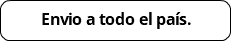 Envio a todo el país.